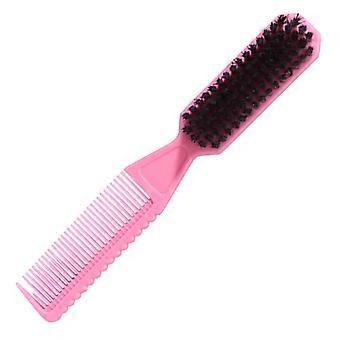 Dual-Use Hair Brush Comb Portable Gentle Cleaning Compact Comfortable Fluffy Beard Comb for Broken Hair