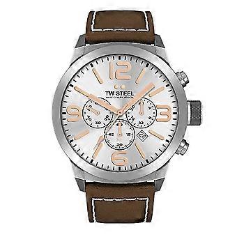 TW steel men's watch Chrono Marc Coblen Edition TWMC32 wrist watch leather band