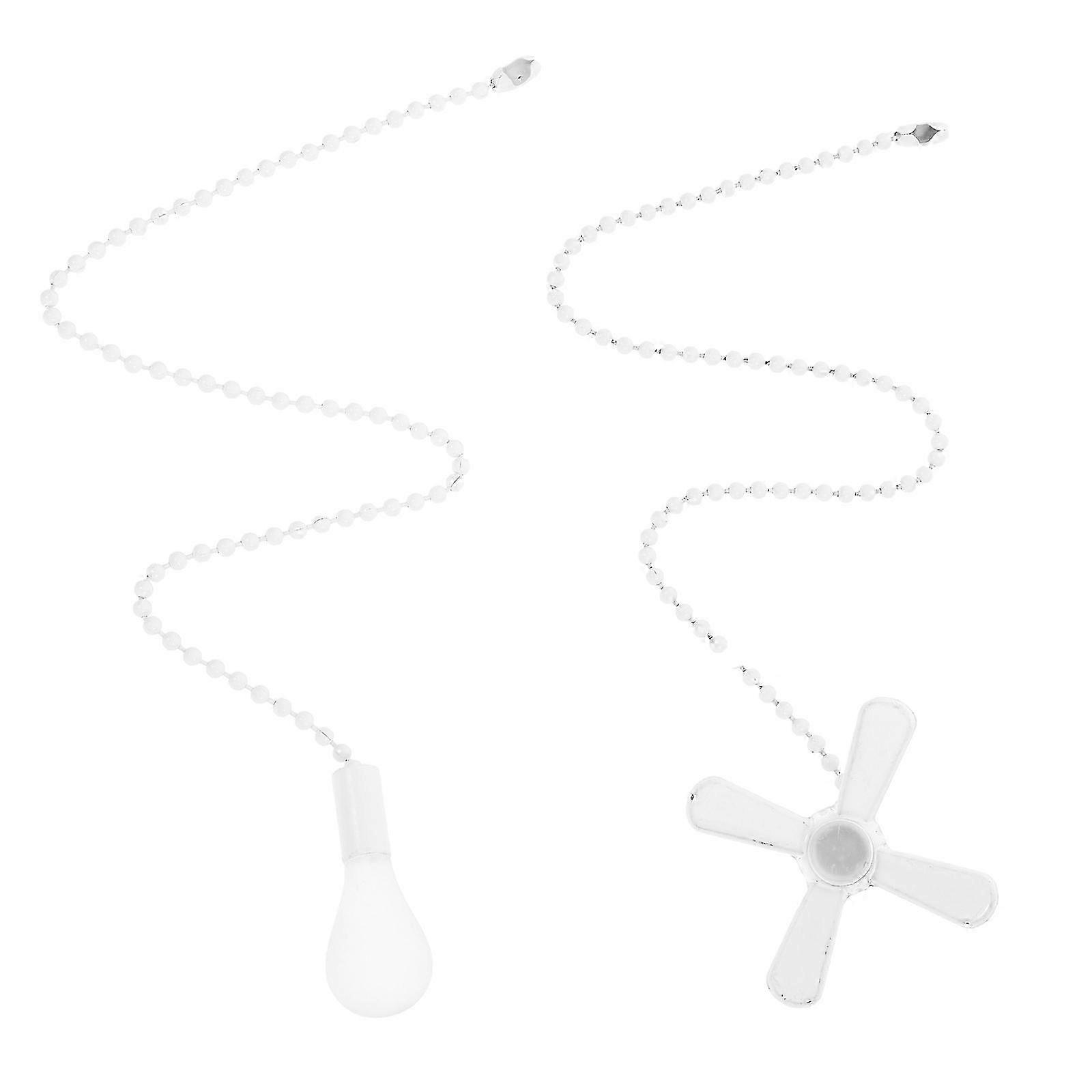 2pcs Ceiling Fan Pull Chain Decoration Ceiling Light Pull Chain Beaded Chain Pull Chain Extender