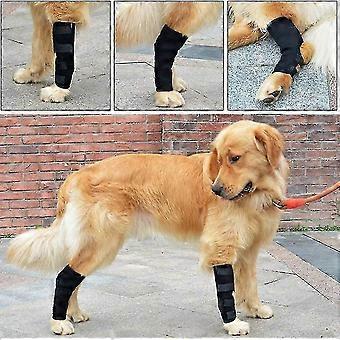 2pcs Dog Ankle Guard Bandage 1 paio Pet Dog Wrist Bandage Dog Knee Bandage Joint Brace Support Banda