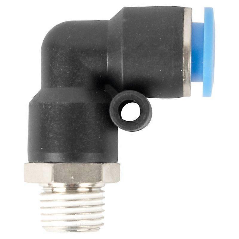 Elbow 12mm-1/4 M Pu Hose Fitting - 2 Pack