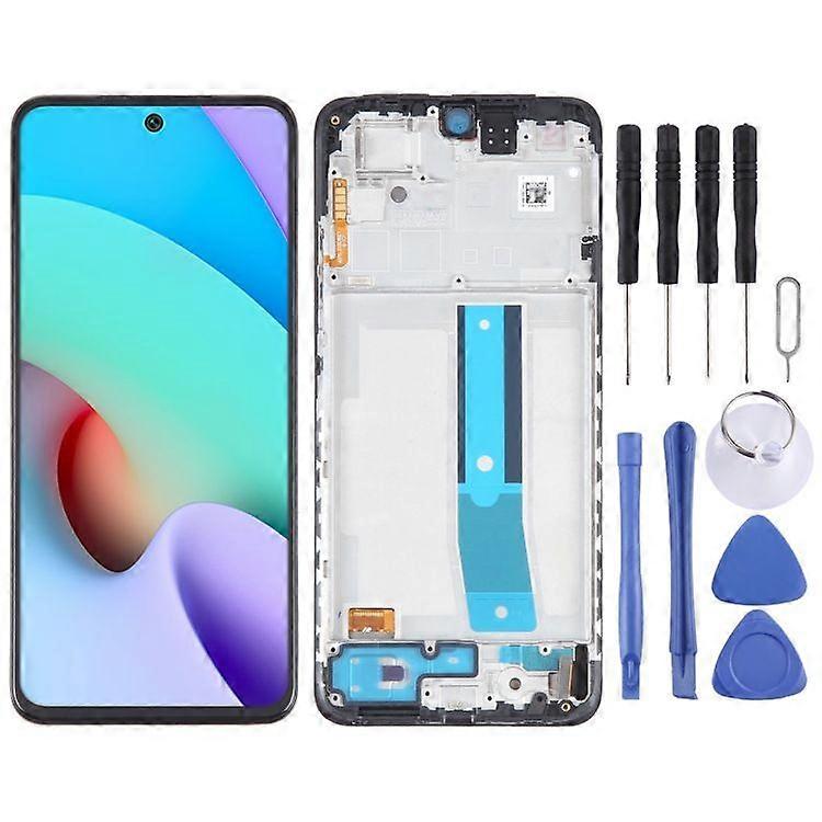 LCD Screen with Frame - Compatible with Xiaomi Redmi Note 10 Pro Indian version