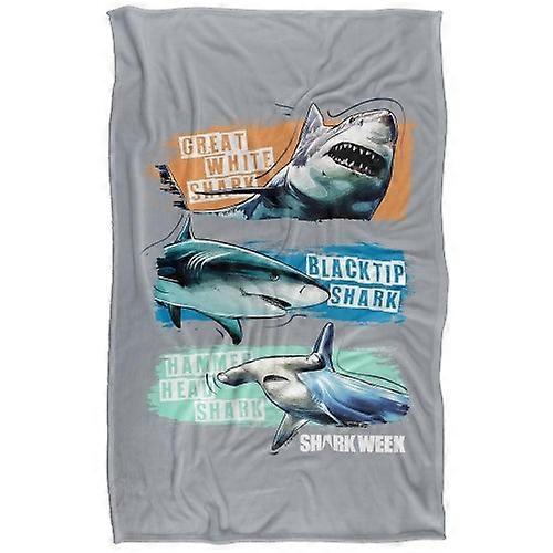 Shark Week Silky Blanket