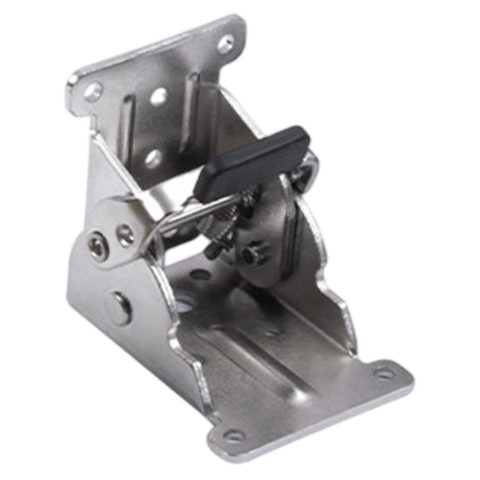 Heavy Duty Folding Table Leg Bracket with Secure Self Locking Hinge for Space Saving Workbench