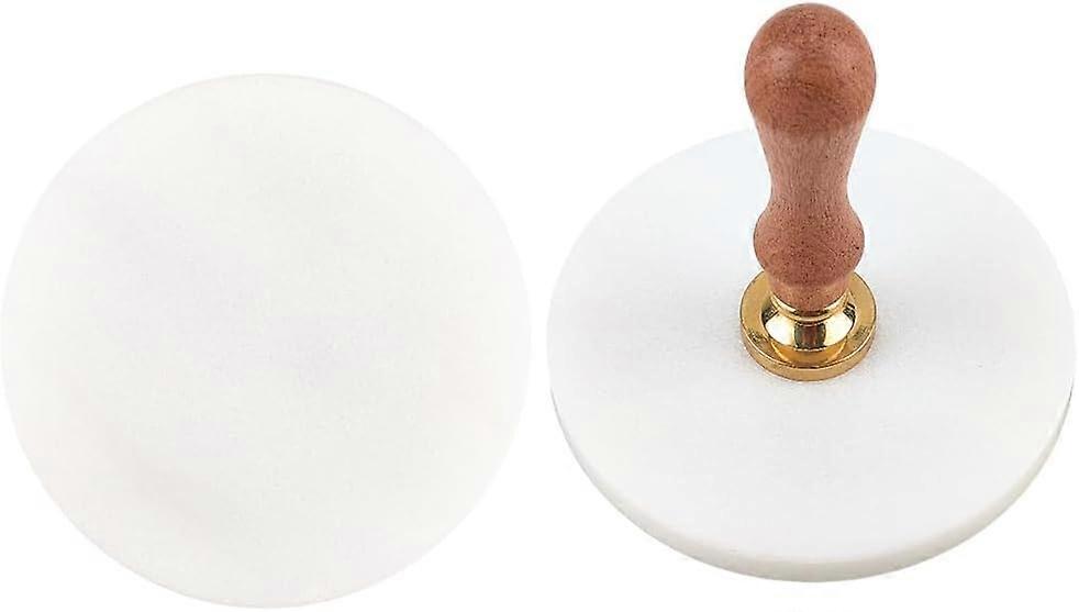 Marble Coaster Cup Mats Flat Round 99.5x13mm