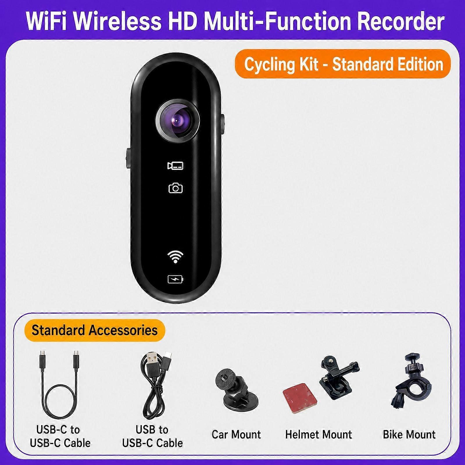 Mini Magnetic Action Camera Cycling Kit