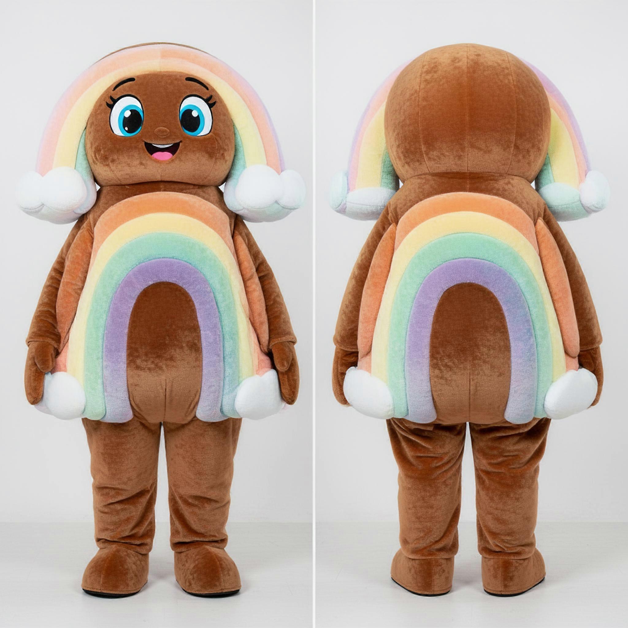 MASTICOT Pastel Oversized Rainbow Mascot