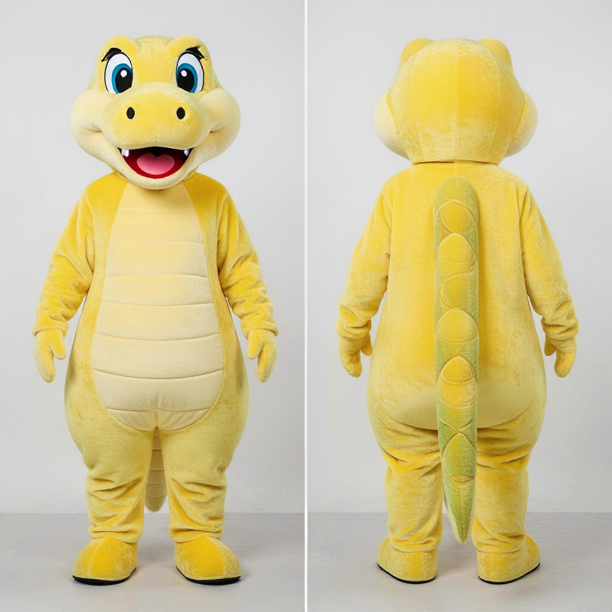 MASTICOT Lemon Yellow Cuddly Python Mascot