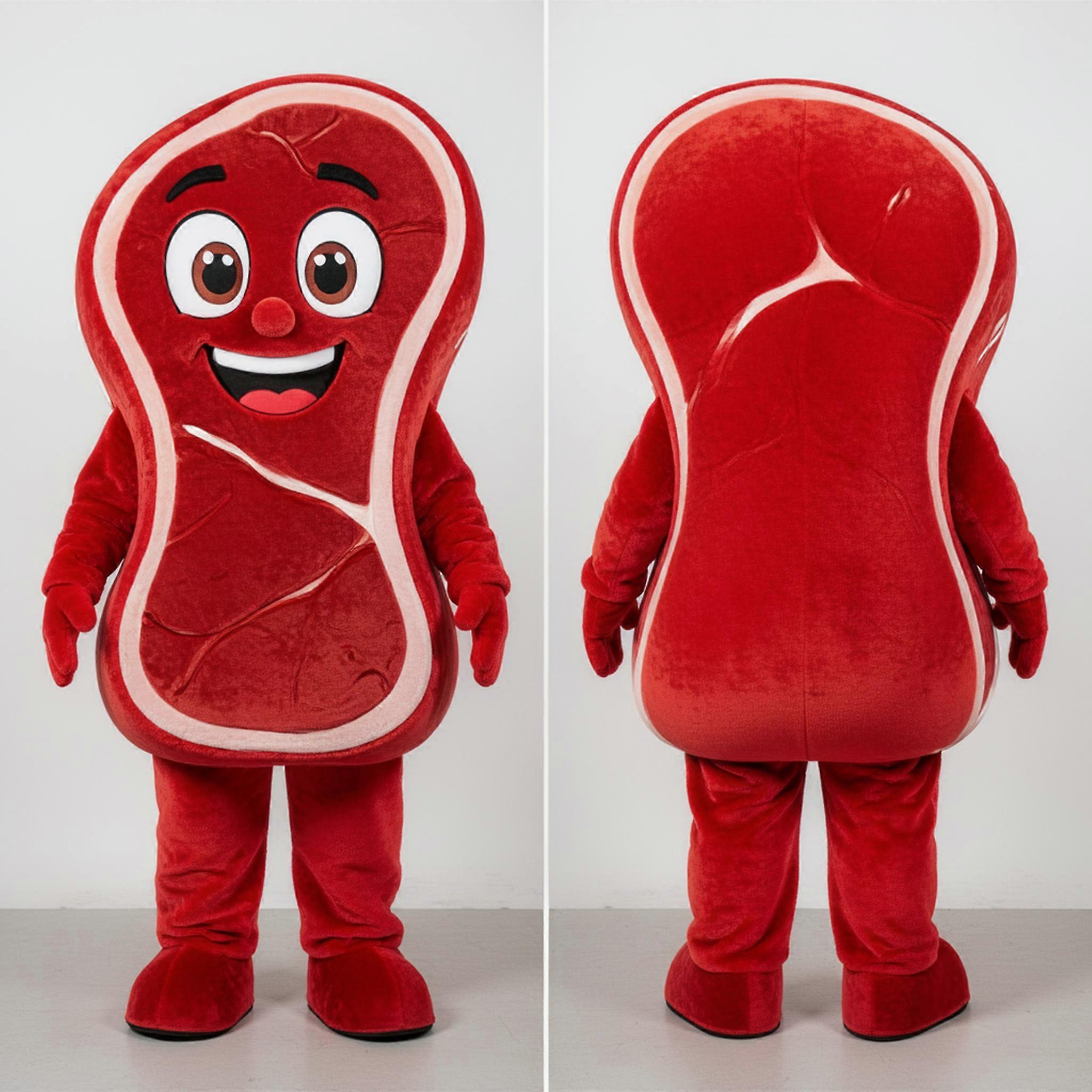 MASTICOT Velvety Red Generous Steak Mascot