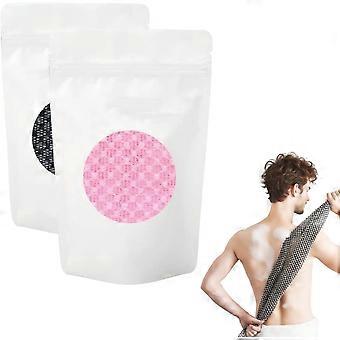 2 Packs Exfoliating Shower Towel for Men and Women, 2026 Upgraded Dual-Sided Deep Cleansing Scrub Wash Back Bath Cloth for Body Face, Exfoliating Wa