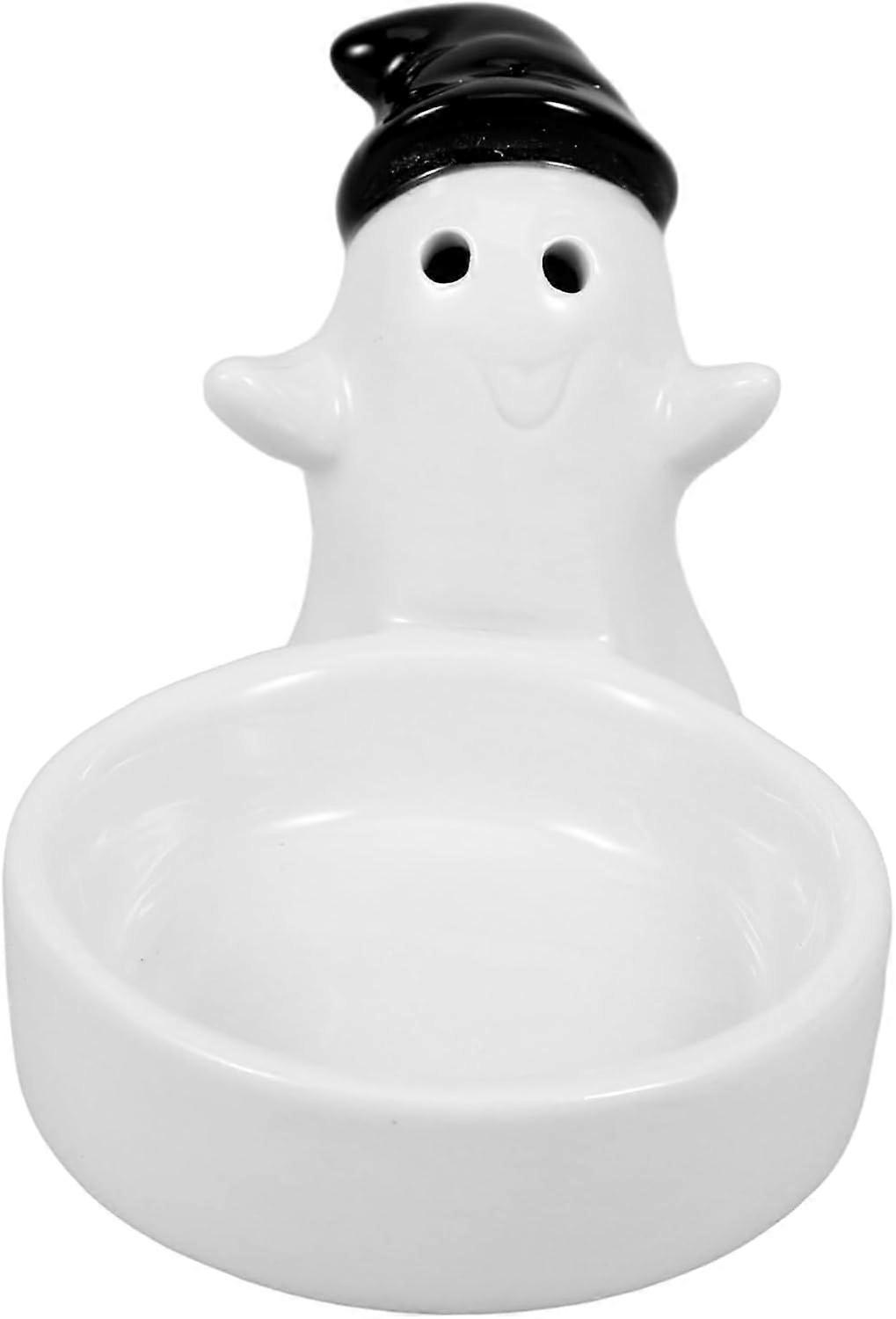 Ceramic Ghost Halloween Candlestick, Home Decor | Delicate Ornament, I