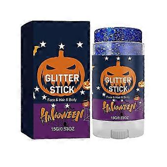 Halloween Glitter Stick Naturligt Skimmer för Ansikte och Kropp, Blå
