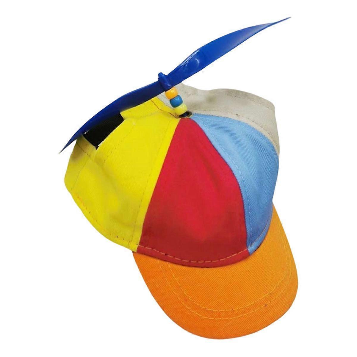 Breathable Cotton Pet Propeller Hat with Adjustable Strap