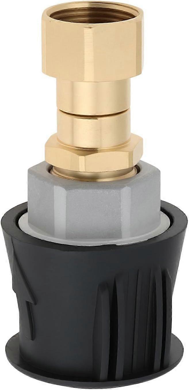 M22 Quick Connect Fitting, 360 Rotating, Compatible with Karcher High Pressure Washers