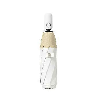 Travel Umbrella Automatic Open Close Windproof 8‑Rib Compact 3‑Fold Umbrella for Outdoor Travel