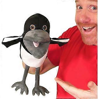 Steve and Maggie Plush Toy, Soft Magpie Plush Toy, Bird Hand Puppet premium