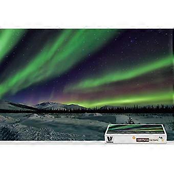 Northern Lights Wooden Jigsaw Puzzle 1500 Pieces Basswood Precision Fit Design for Adults Wall Art