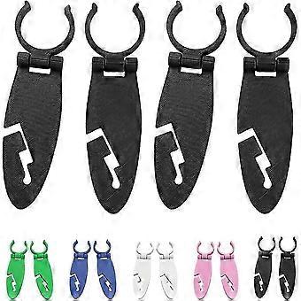 Sup Paddle Holder Clip, 4 Pack Plastic Kayak Paddle Clip, Universal Paddleboard Oar Fixing Clamp Accessory For Stand Up Paddle Board Kayak Cano ooo
