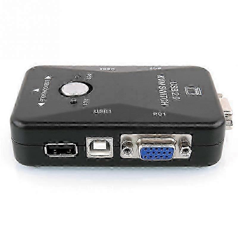 Compact 2-Port VGA USB KVM Switch