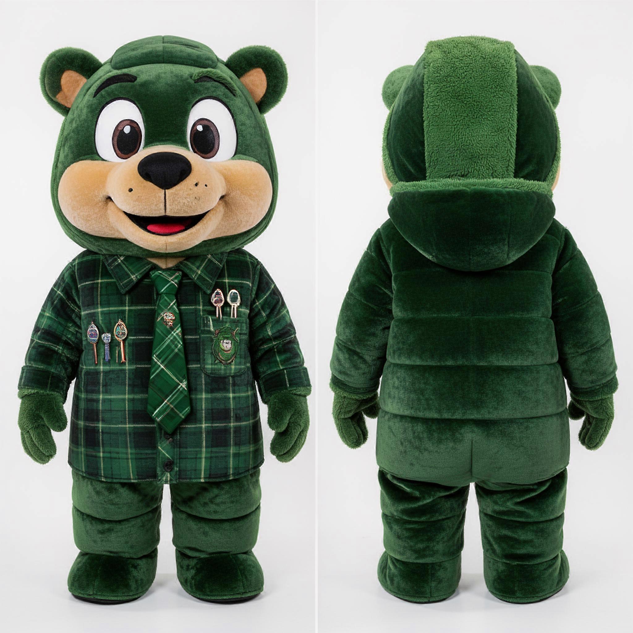 MASTICOT Forest Green Velvety Para Commando Mascot