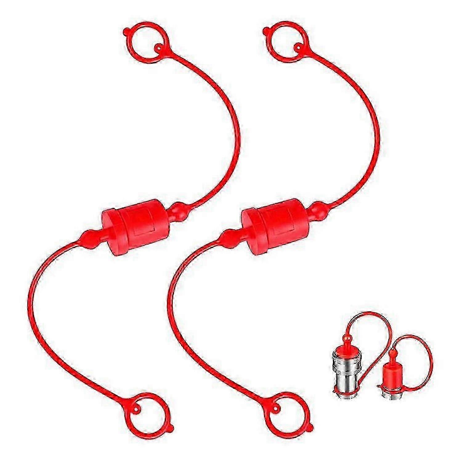 ISO-B 3/4 Red Rubber Hydraulic Protector Set
