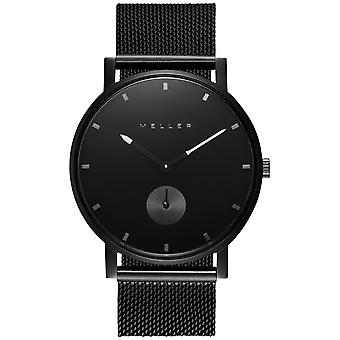 Meller maori all black watch for Unisex Analog Quartz Japanese with 2N-2BLACK stainless steel bracelet