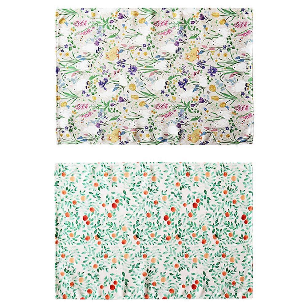 Assorted Mats for Placing Plates 6Pcs Washable Table Mats