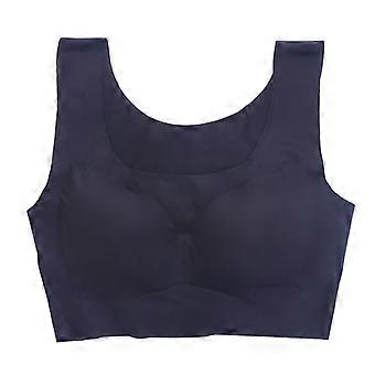 Nessayoo Women Seamless Bra Push Pad Maternity Nursing Bras M-6XL Plus Size Sleep Adjusted-straps Black Nude Crop Top Padded