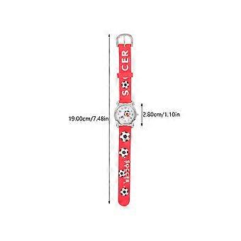 Adorable Student Watch Decorative Children Watch for Daily Use Red Wrist