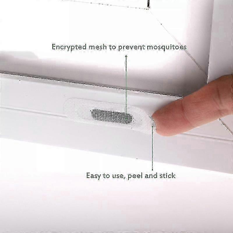50 Pcs Easy-Apply Window Screen Repair Kit