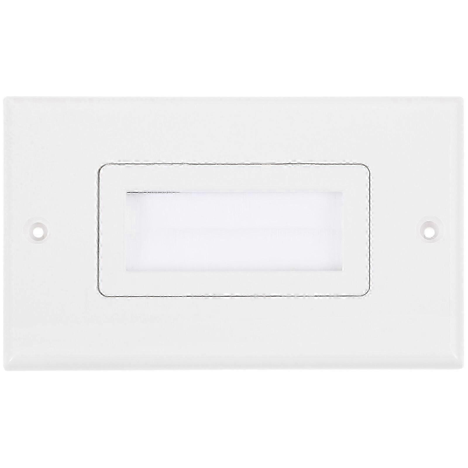 Wall Plate Cable Pass Through Outlet Cover Management