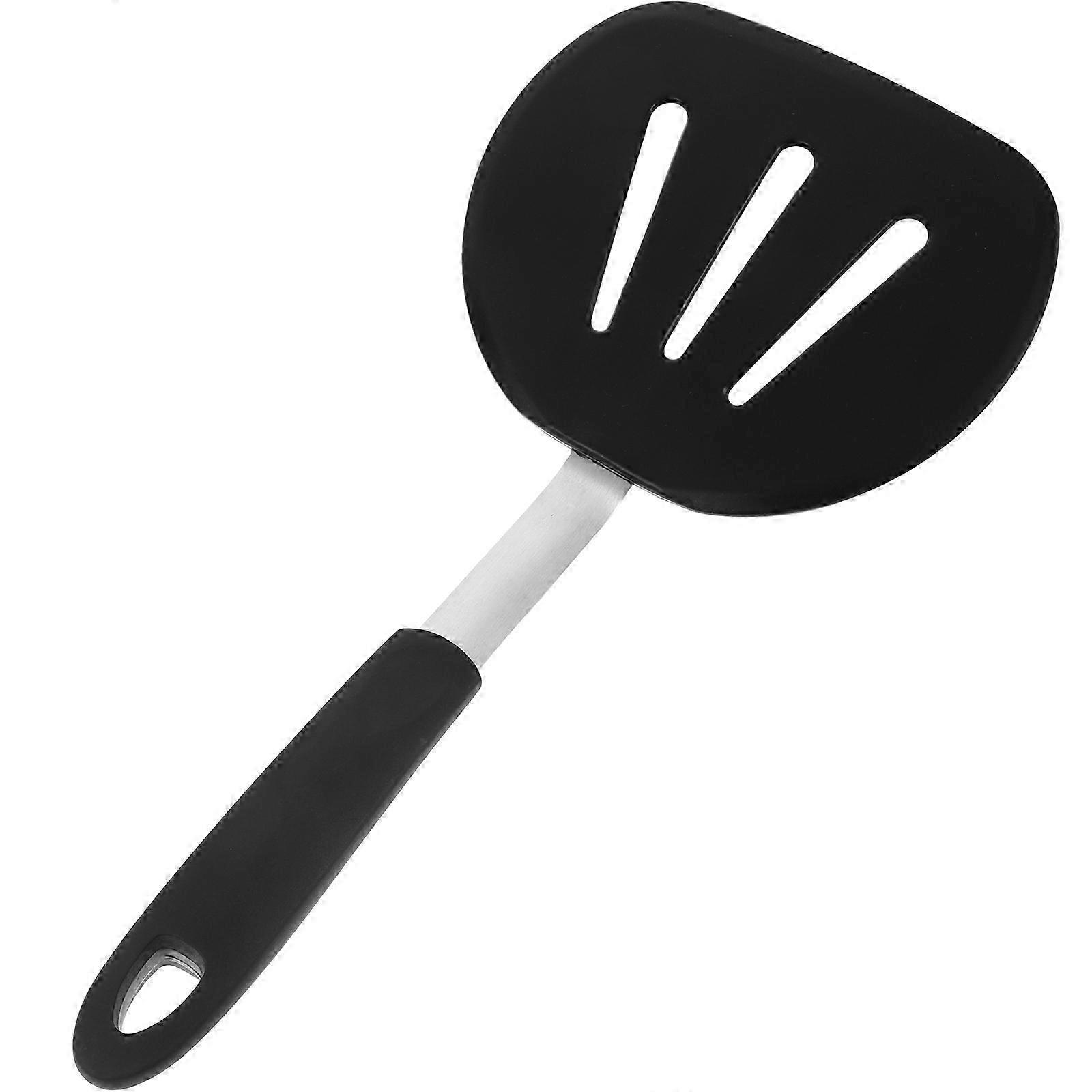 Black Silicone Spatula Multi-Function Cooking Spatula compatible with Cooking Use