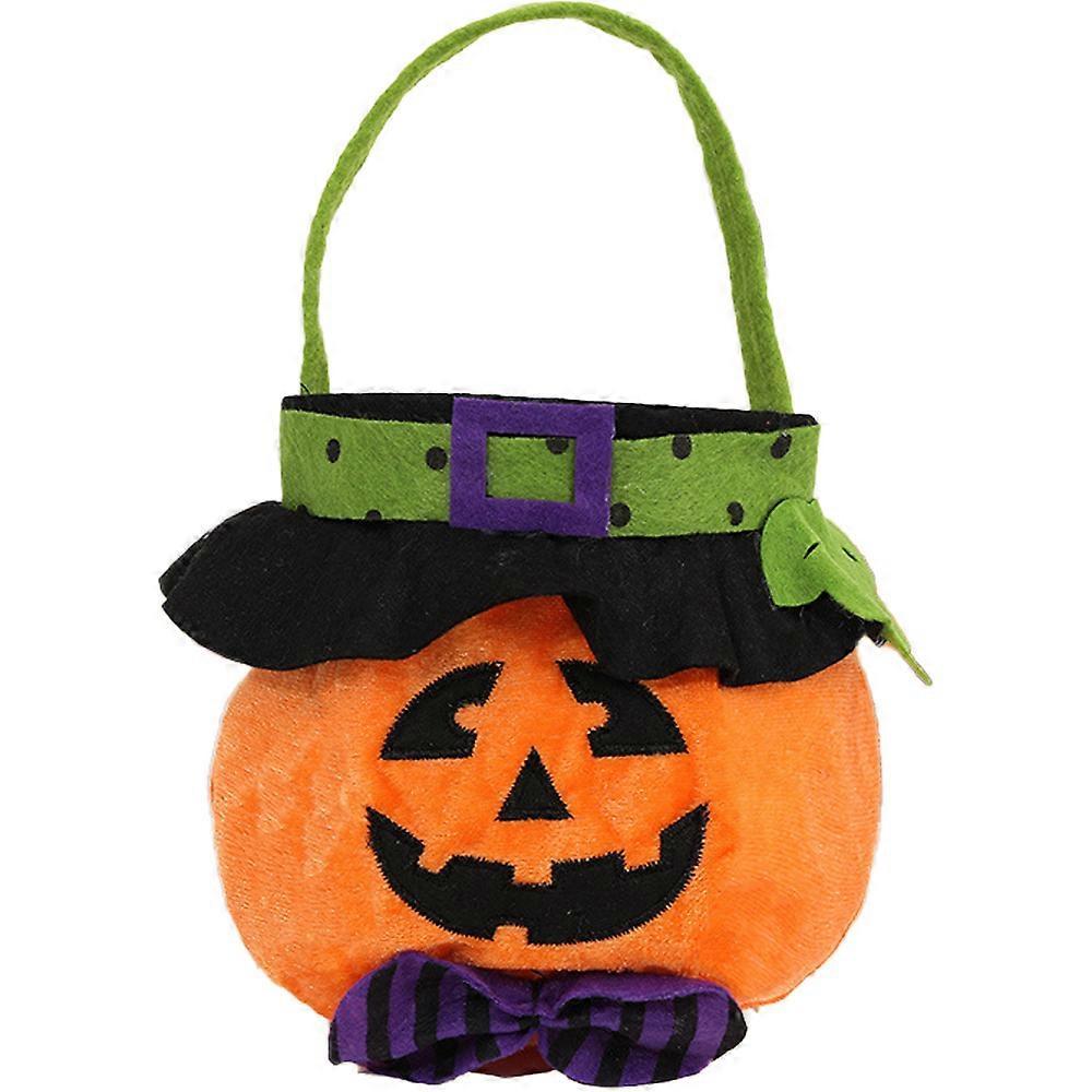 Collapsible Plush Halloween Candy Bucket