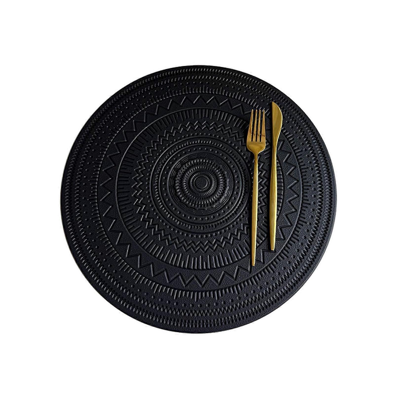 Embossed Boho Placemat Waterproof PVC