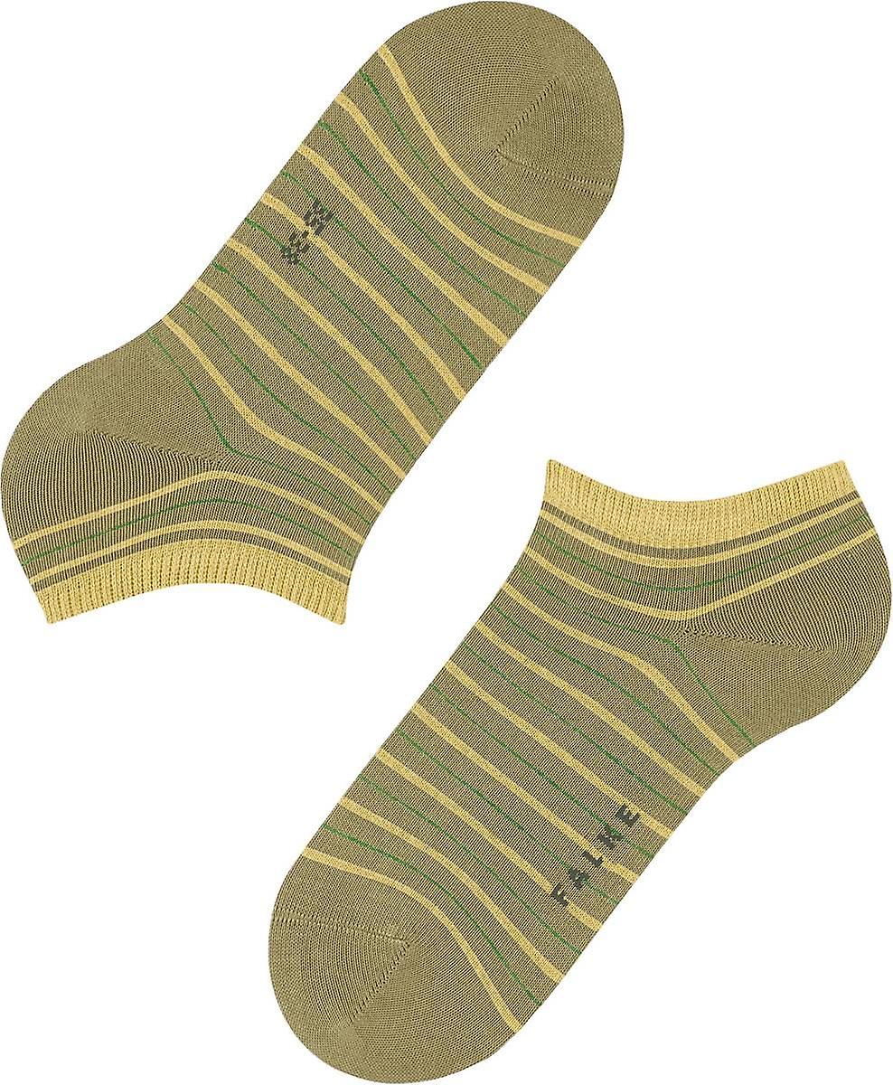 Falke Stripe Shimmer Sneaker Socken - Olivgrün