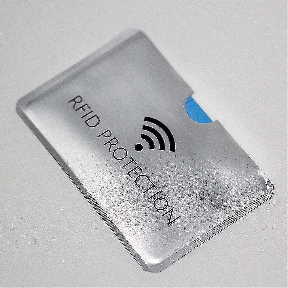 10pcs Rfid Shielded Sleeve Card Blocking Protector