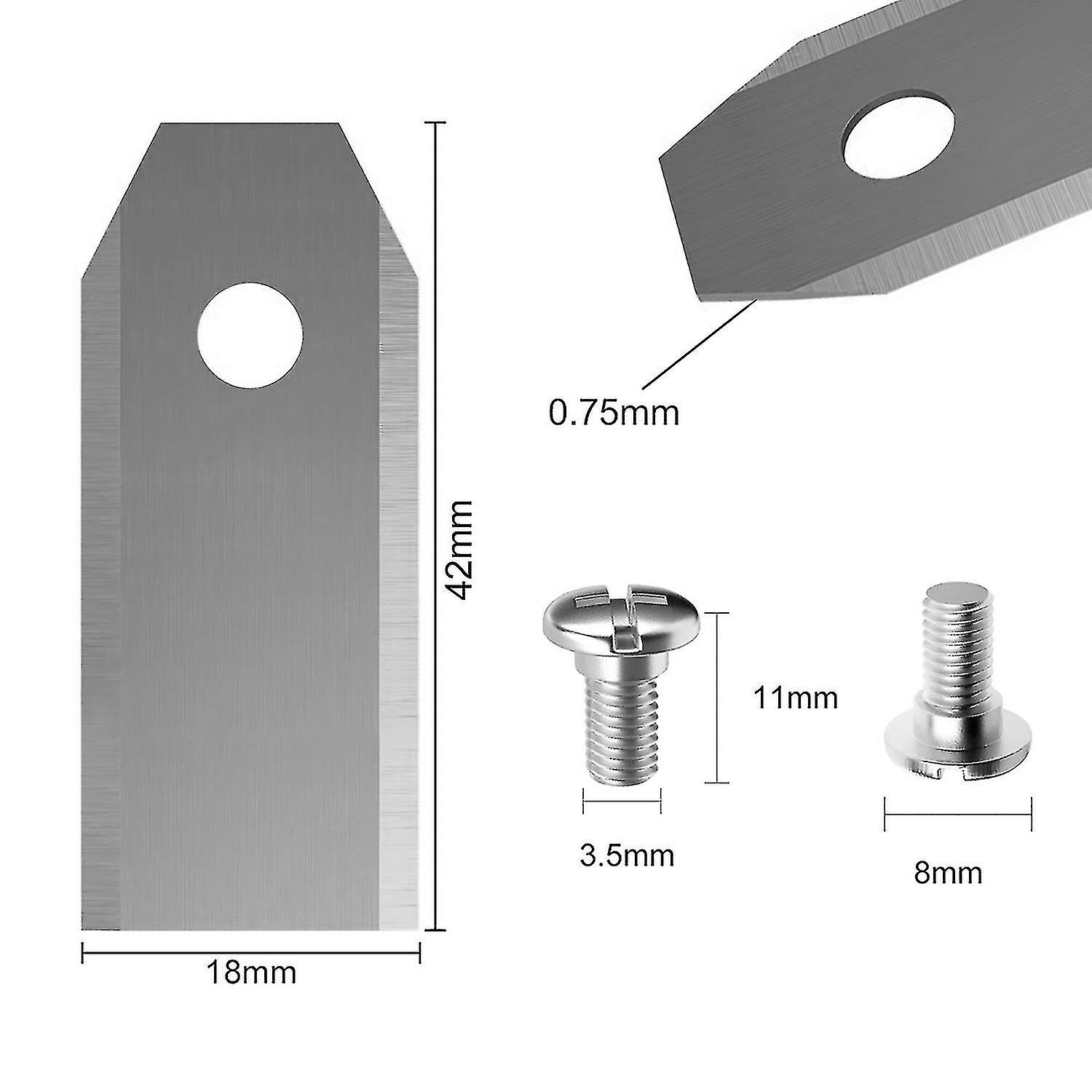 30pcs Titanio Coltello Lame 42 Mm Per Tutti i Tosaerba Robot Tramutante