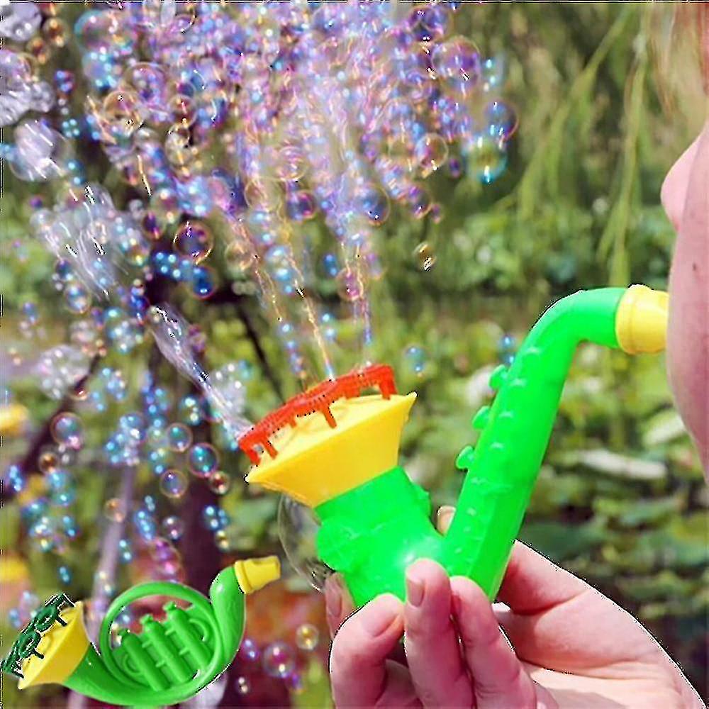 Set Plastic Water Blowing Bubble Soap Blower Water Tools