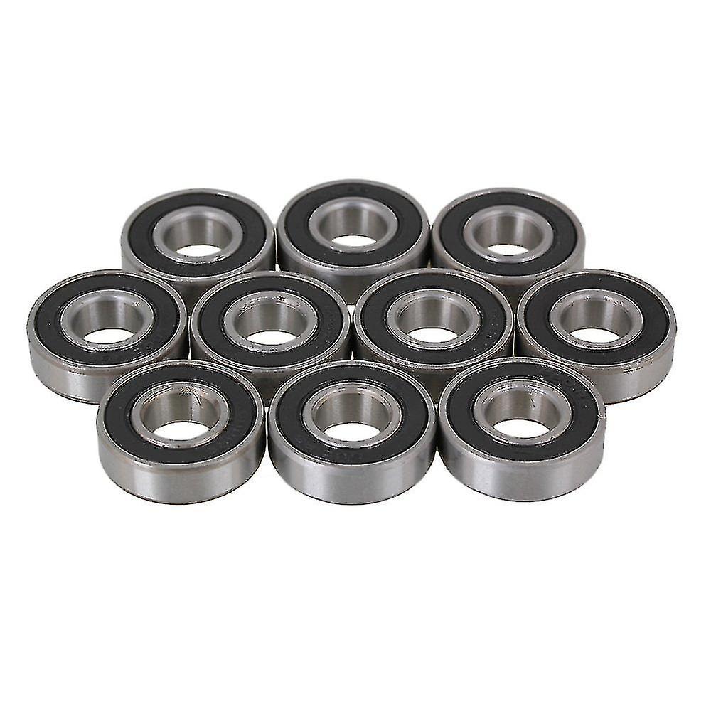 10pcs 6001 2rs 12x28x8mm Deep Shielded Groove Sealed Ball Bearing