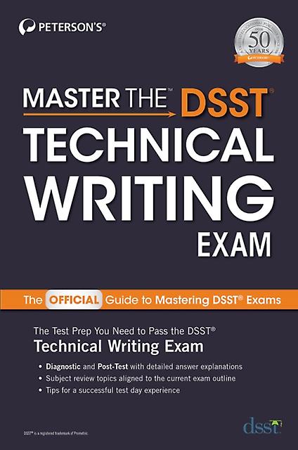 Master The Dsst Technical Writing Exam by Petersons Paperback Book