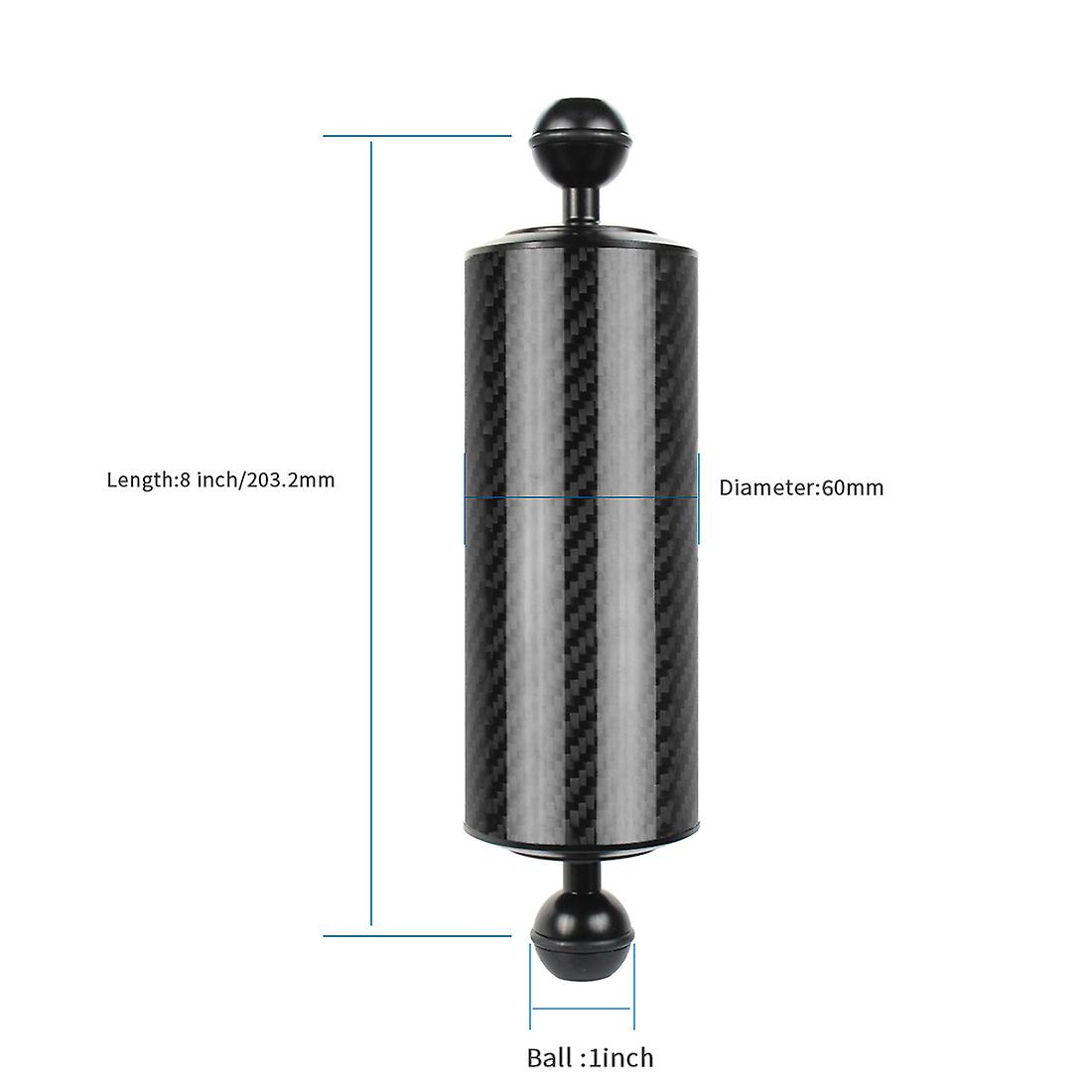 Diving Tray Dual Ball Floating Buoyancy Aquatic Carbon Fiber Arm Extend Bracket For Gopro Yi 4k Eken Phone For Dji Osmo Action