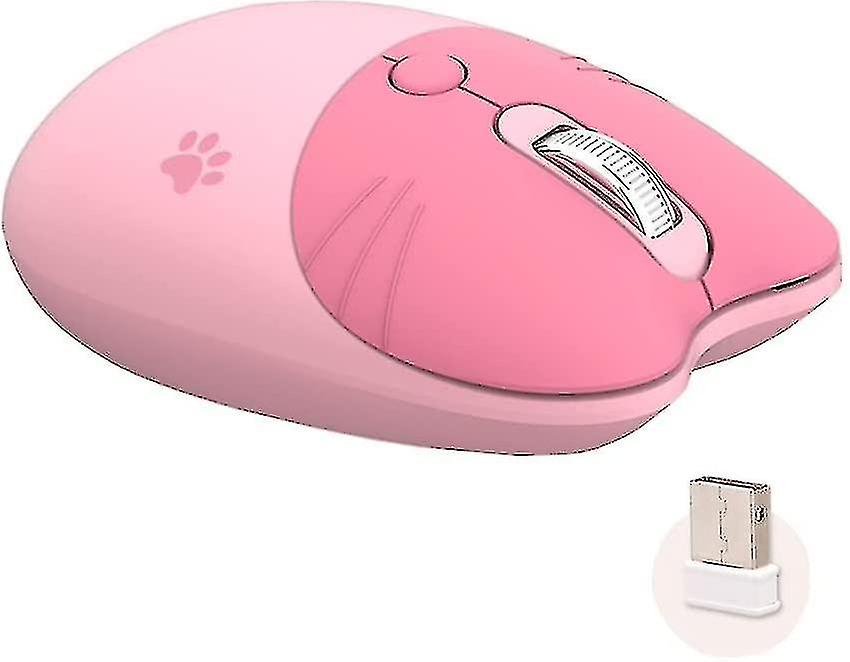 Wireless Mouse 2.4g Cartoon Silent Mouse Home Office Essential