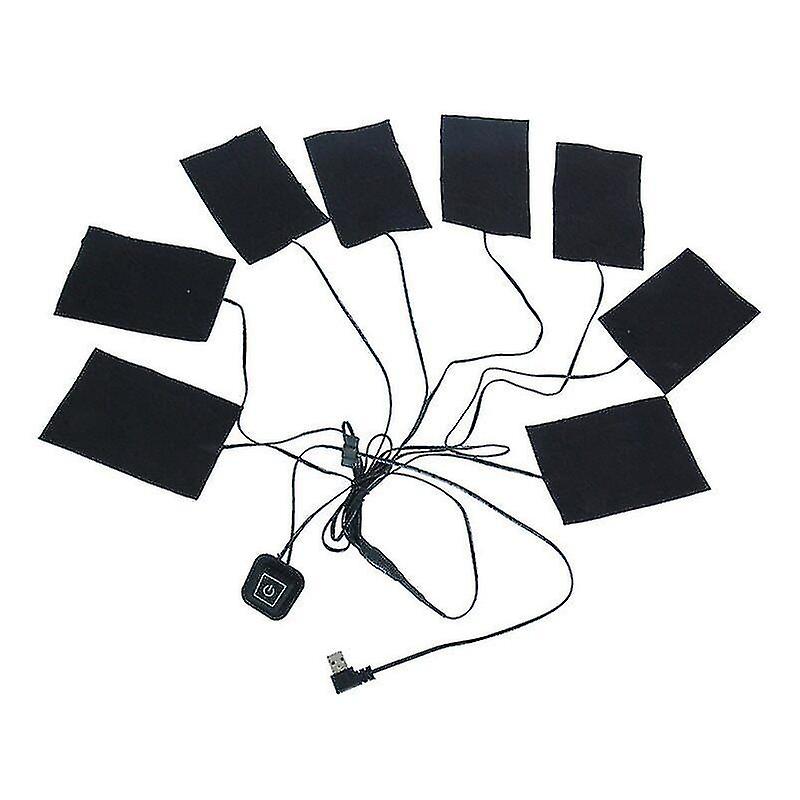 Usb Clothes Heater Pad With 3 Gear Temperature Adjustable 8in1 Electric Heating Gift
