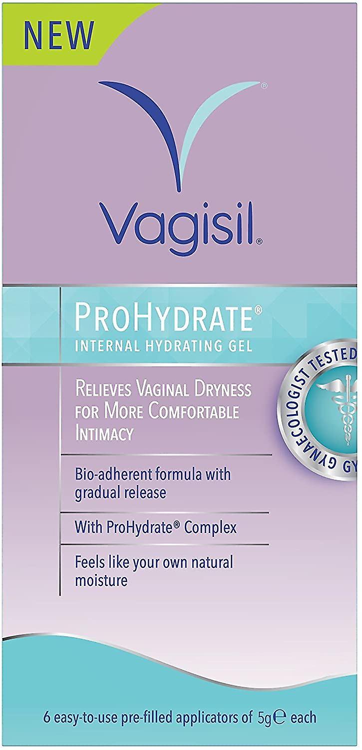 Vagisil Prohydrate Internal Gel - 6 aplikatorów x5g