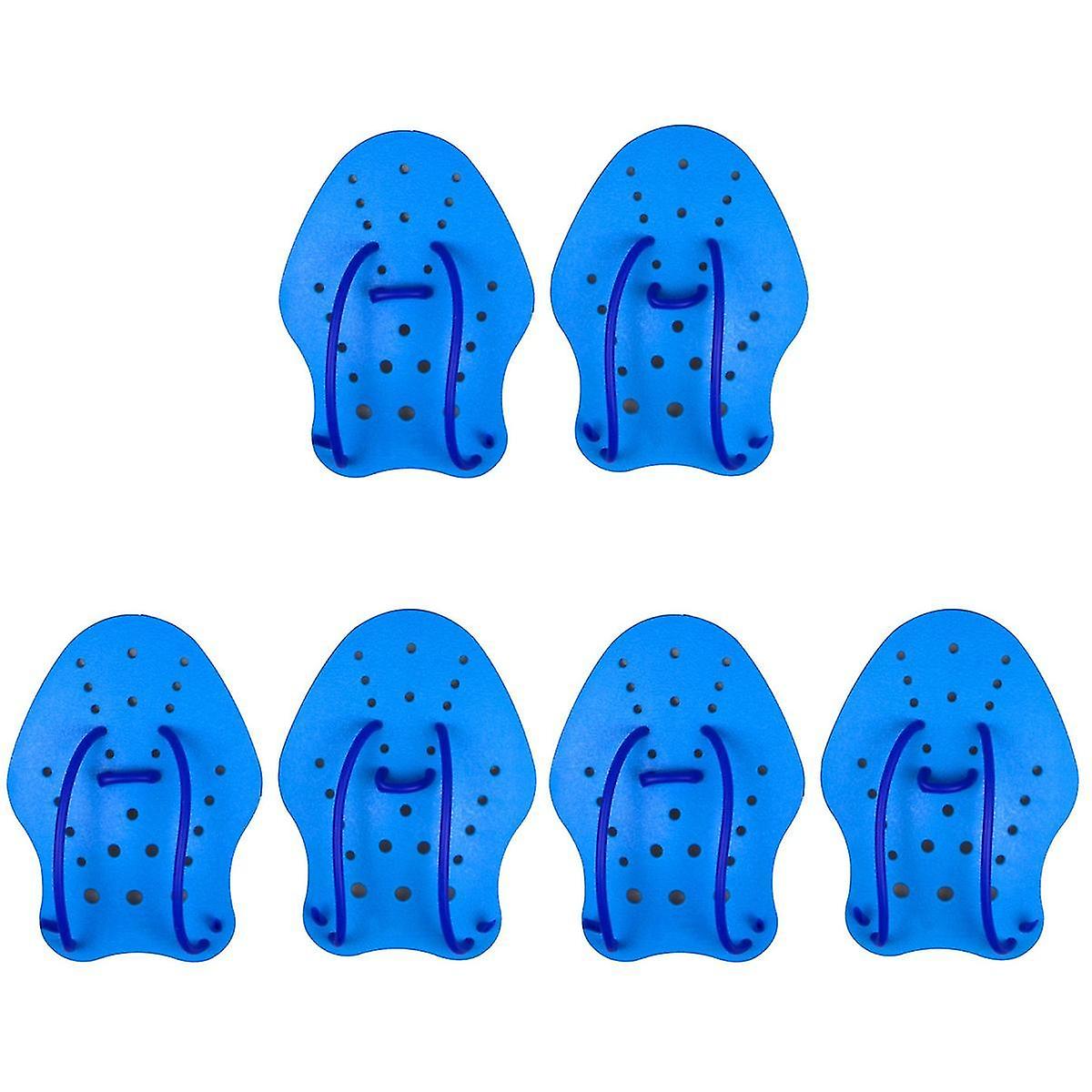 3 Pairs Swimming Gloves Webbed Aquatic Fit Traning Gloves Paddles Diving Hand Web Size S
