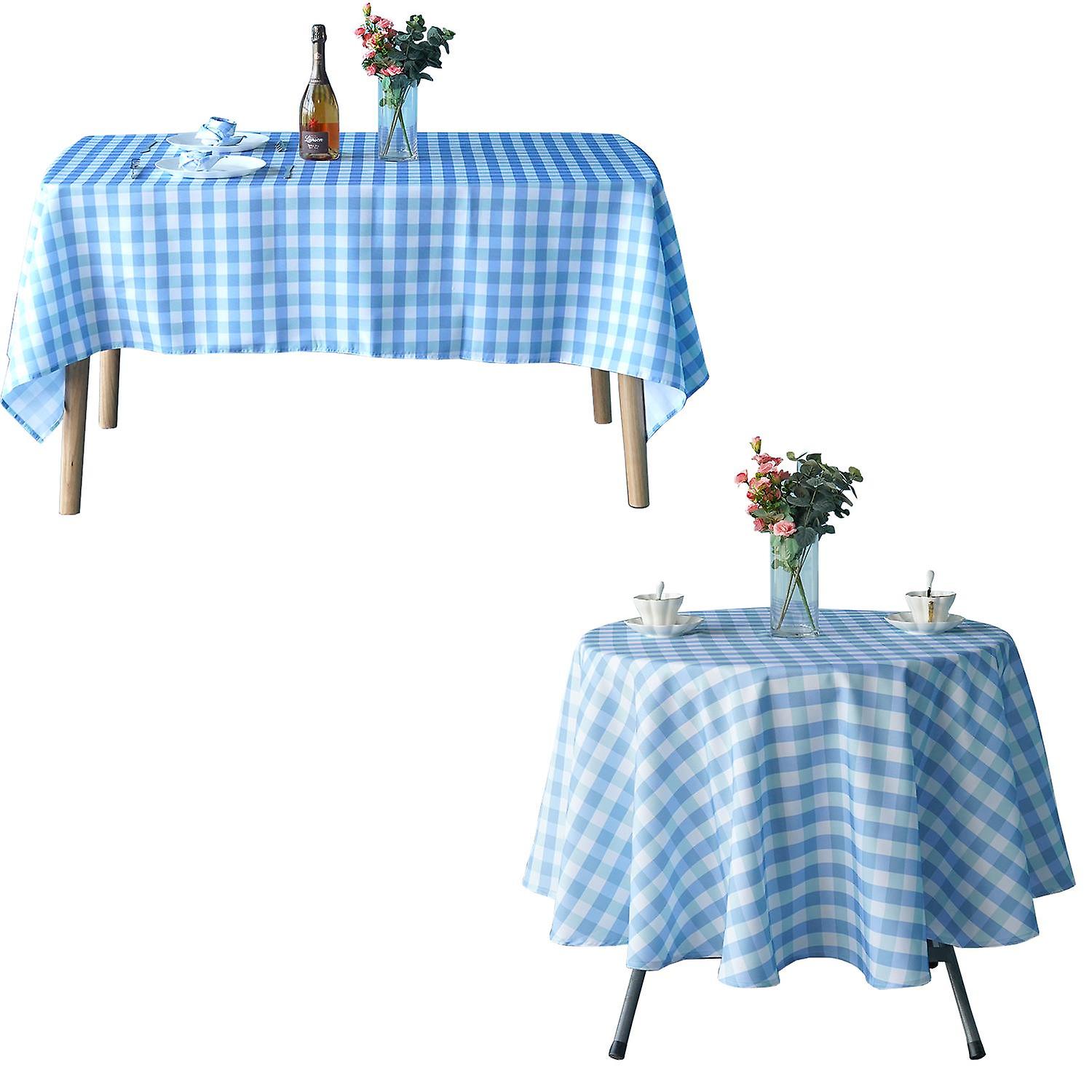 Round Rectangle Table Cloth Polyester Fabric