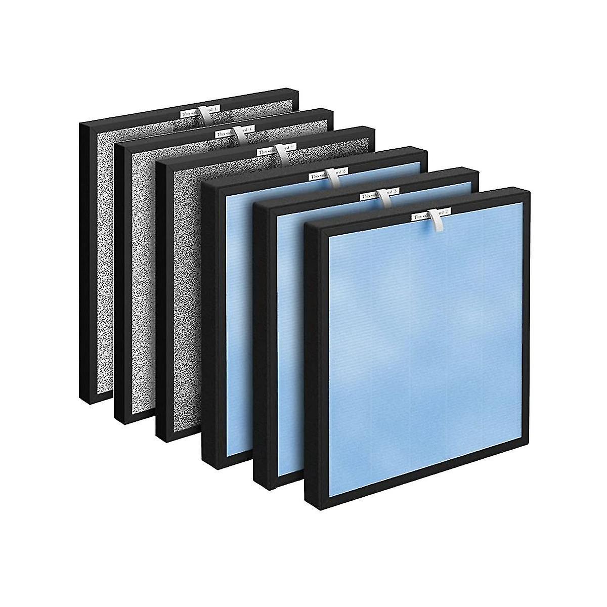 3sets Replacement Filters For Hsp001 True Hepa, Activated , Pre-filte H13 True Hepa Filter