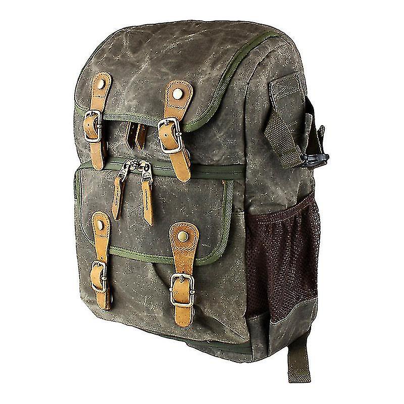 Backpacks Rugged Camera Backpack In Vintage Design-green Fruugo IE