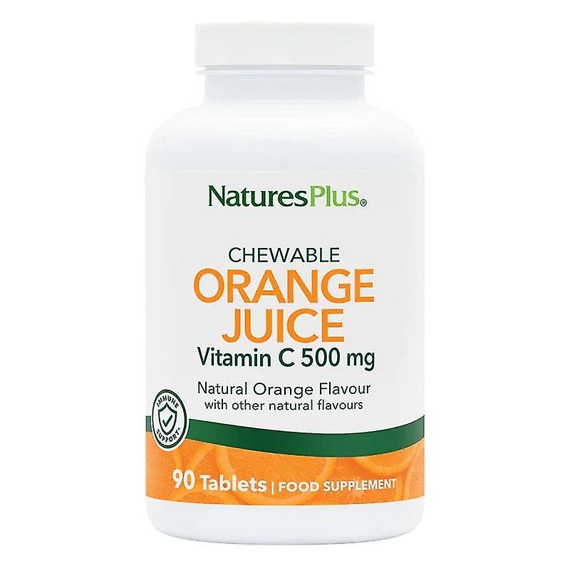 Nature's Plus Orange Juice C 500mg Chewable Tabs 90 (2465)