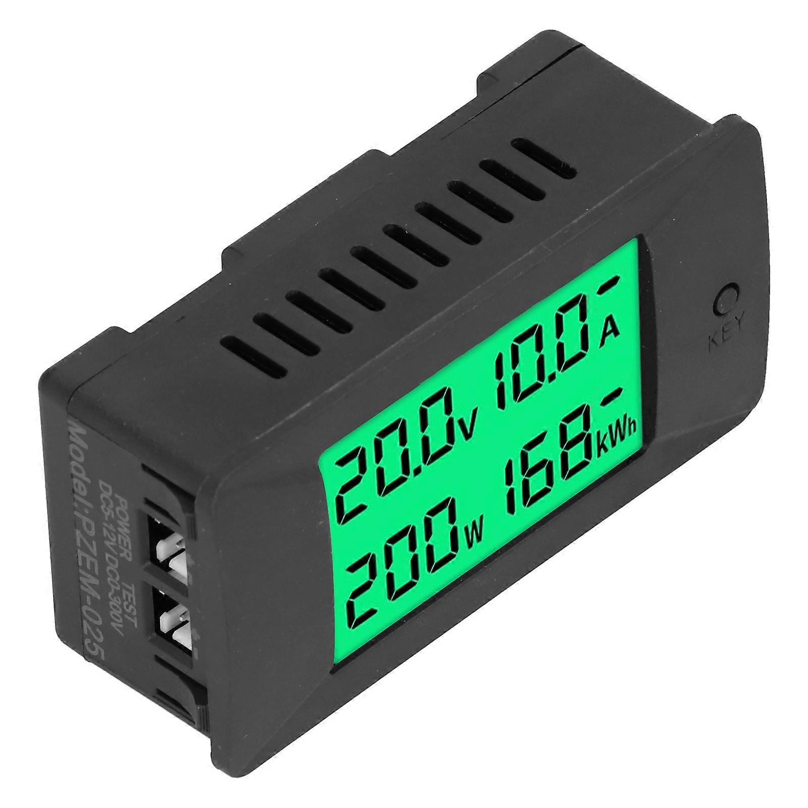 Energy Meter LCD Digital Display Voltage Current Power Consumption Monitor DC 5‑12V PZEM‑025